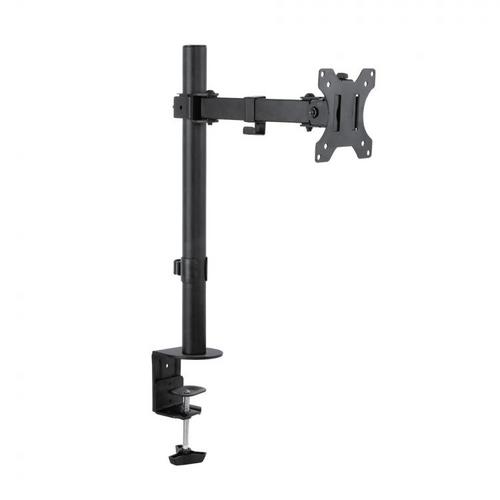 SBOX LCD-351/1 otočný stolní držák s ramenem a náklonem pro LCD 13-27" (33-69cm), do 8kg, VESA od 75x75 do 100x100, černý - AGEMcz