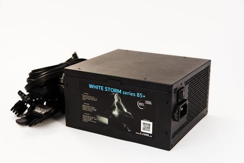 1stCOOL zdroj 700W WHITE STORM 700 85+ s aktivnim PFC, ventilátor 140mm - AGEMcz