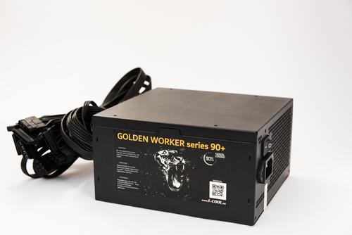1stCOOL zdroj 750W GOLDEN WORKER 750 90+ s aktivnim PFC, ventilátor 140mm - AGEMcz