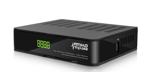 AMIKO Impulse T2/C DVB-T2 H.265 set-top-box - AGEMcz
