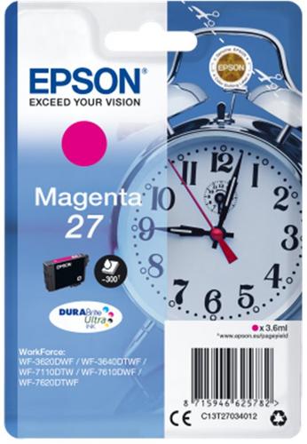 EPSON originální náplň 27 DURABrite Ultra purpurová
