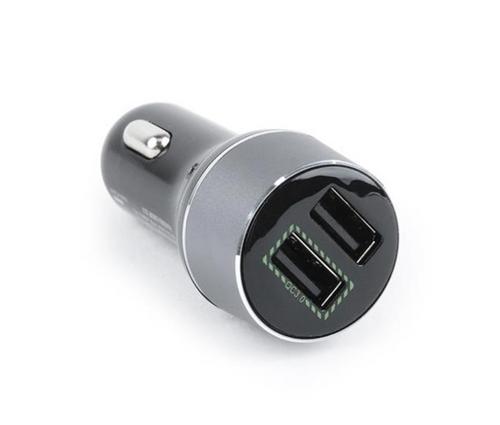 GEMBIRD USB CL autonabíječka univerzální, černá, 2x USB 2100mA EG-U2QC3-CAR-01 - AGEMcz