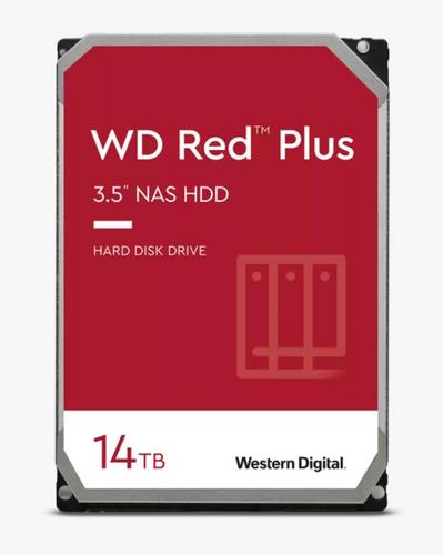 WDC WD140EFGX hdd RED PLUS 14TB SATA3-6Gbps 7200rpm 512MB RAID (24x7 pro NAS) - AGEMcz