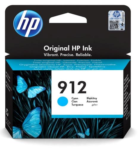HP 3YL77AE náplň č.912 azurová cyan inkoustová kazeta (cca 315 stran) OfficeJet 8012e, 8013, 8022e, 8023 - AGEMcz