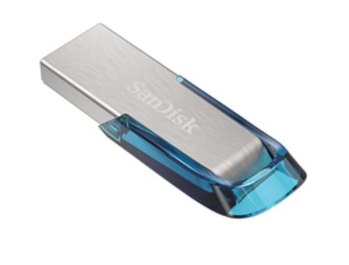 SANDISK Ultra Flair 128GB USB3.0 flash drive tropická modrá - AGEMcz