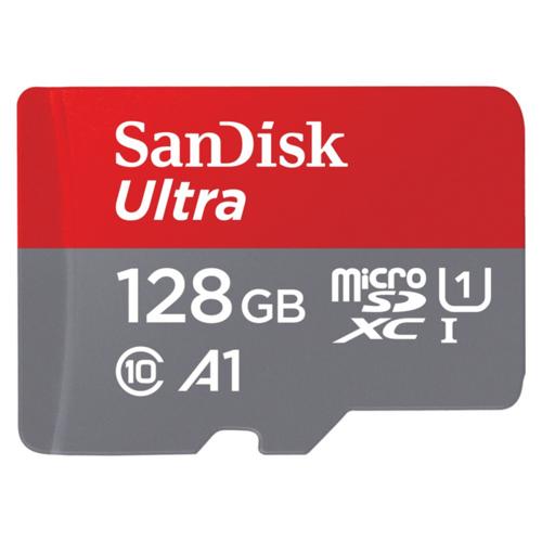 SANDISK Micro SD card SDHC 128GB Ultra A1 Class 10 UHS-I s adaptérem - AGEMcz
