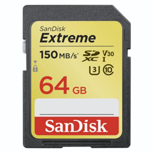 SANDISK Micro SD card SDXC 64GB Ultra A1 Class 150 MB/S, UHS-I s adaptérem - AGEMcz