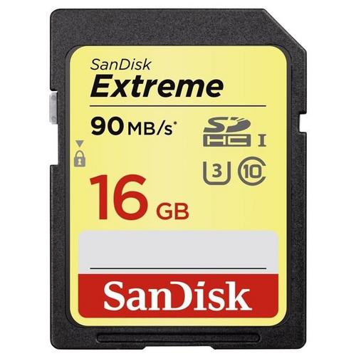 SANDISK Micro SD card SDHC 16GB Ultra Android A1 Class 10 UHS-I 90 MB/s, U3, V30 - AGEMcz