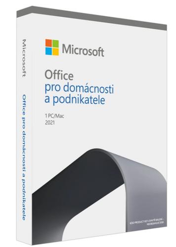 Microsoft OFFICE 2021 pro domácnosti a podnikatele CZ (česká krabicová verze, pro WINdows, Home and Business 2021 Czech EuroZone Medialess)