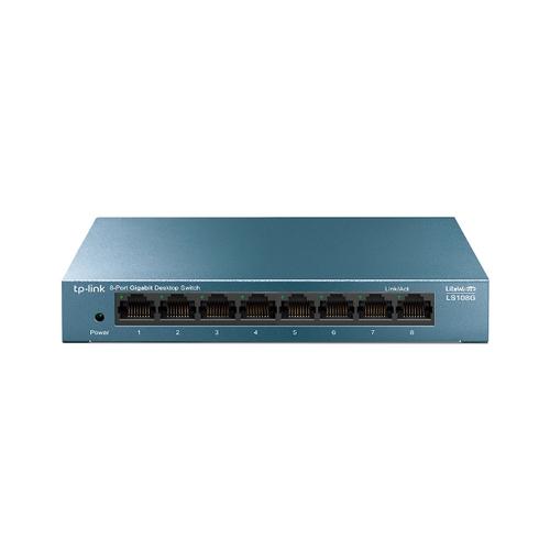 TP-LINK LS108G 8-Portový stolní switch 10/100/1000Mb/s - AGEMcz