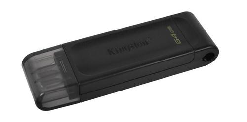 KINGSTON DataTraveler 70 (DT70) 64GB black USB3.2 Gen1 flash drive (USB-C) - AGEMcz