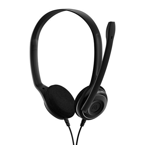 EPOS PC 8 USB black (černý) headset - oboustranná sluchátka s mikrofonem - AGEMcz