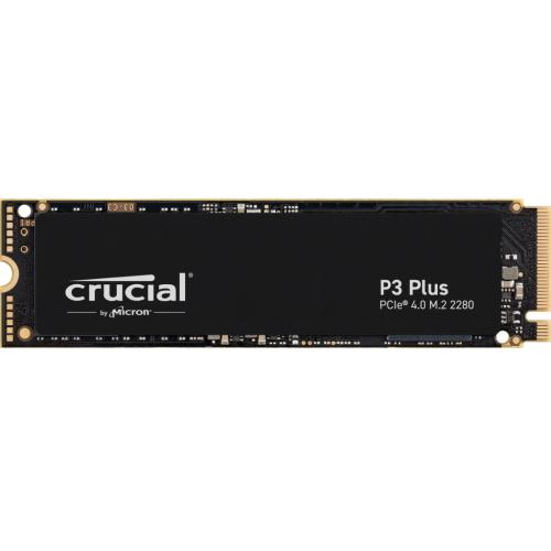 CRUCIAL P3 Plus SSD NVMe M.2 500GB PCIe (čtení max. 4700MB/s, zápis max. 1900MB/s) - AGEMcz