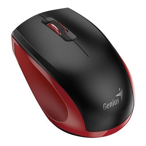GENIUS myš NX-8006S Wireless, 1600dpi, USB black-red, tichá - AGEMcz