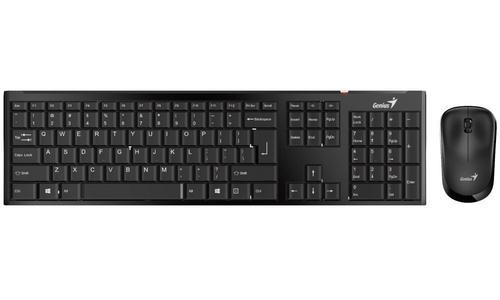 GENIUS klávesnice+myš Slimstar 8000SE bezdrátový, CZ+SK layout, 2,4GHz, mini USB přijímač, černý - Novinky AGEMcz