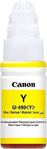 CANON GI-490 Yellow originální náplň žlutá