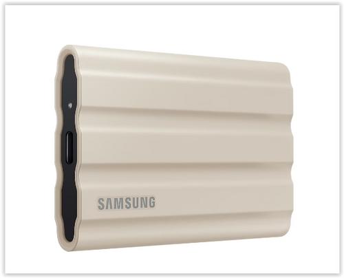 SAMSUNG T7 SHIELD externí ssd 1TB USB3.2 Gen2 (světlý béžový) - AGEMcz