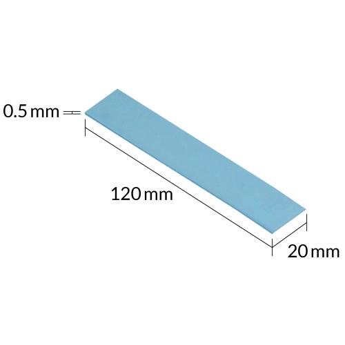 ARCTIC TP-3 Thermal Pad 120x20x0,5mm (balení 4 kusů) - AGEMcz