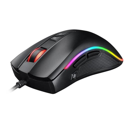 INTER-TECH myš Nitrox GT-300+ RGB, herní, drátová, USB - AGEMcz