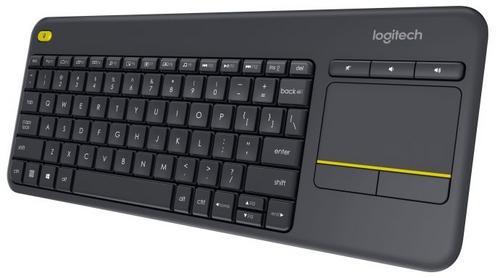 LOGITECH klávesnice K400 Plus, Wireless, CZ/SK unifying přijímač, černá - AGEMcz