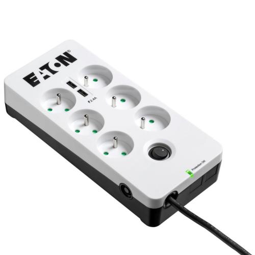EATON Protection Box 6 USB FR, přepěťová ochrana, 6 zásuvek, 2x USB port - AGEMcz
