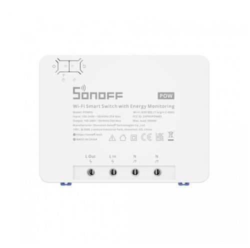 SONOFF R3 POW, 25A chytrý přepínač s měřením spotřeby, kompatibilní s eWeLink - AGEMcz