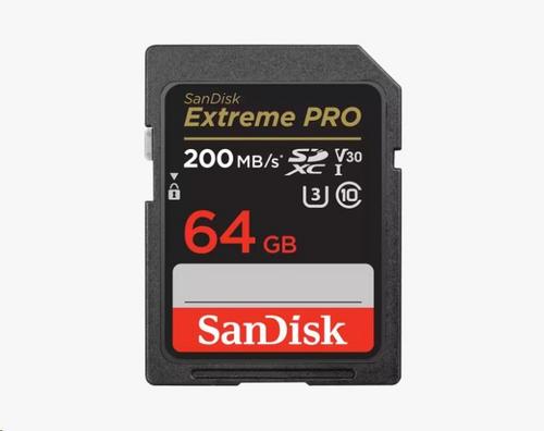 SANDISK Micro SD card Extreme Pro SDHC 64GB UHS-I 200 MB/s, V30 - AGEMcz