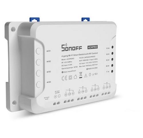 SONOFF (4CH PRO R3) Smart Switch, 4 kanály, smart integrovaný spínač, RF+WiFi switch. eWeLink - AGEMcz