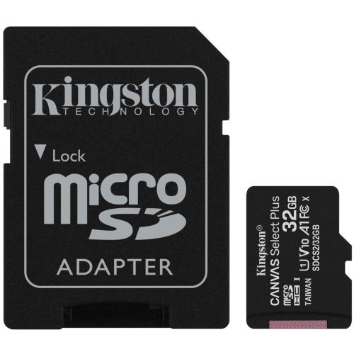 KINGSTON micro SD card SDHC 32GB Canvas Select Plus + SD adaptér - AGEMcz