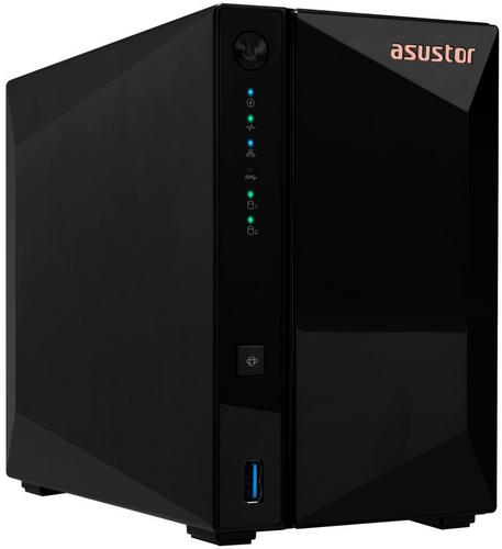 ASUSTOR DRIVESTOR 2 PRO (AS3302T v2) datové úložiště NAS, 2× 2,5"/3,5" SATA III, quad-core 1,7GHz, 2GB DDR4, 1× 2,5GbE LAN, 3× USB 3.2 Gen1, WOW - Novinky AGEMcz