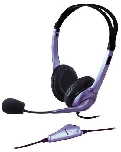 GENIUS sluchátka HS-04S s mikrofonem, single jack - AGEMcz