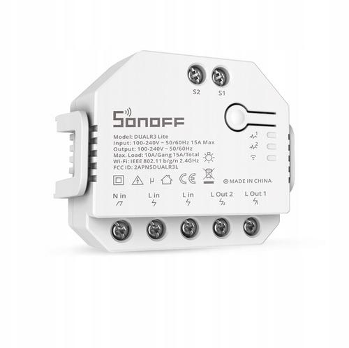 SONOFF (DUAL R3 LITE) Smart Switch, smart integrovaný spínač, WiFi switch. eWeLink - AGEMcz