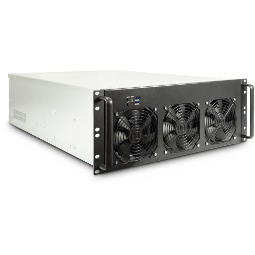 INTER-TECH case mining IPC Server 4F28 Mining, rack 4U - AGEMcz