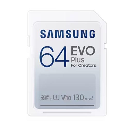 SAMSUNG SD card SDXC 64GB EVO PLUS class10 UHS-I U1 V10 130MB/s - AGEMcz