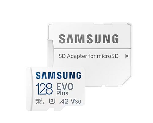 SAMSUNG micro SD card SDXC 128GB EVO PLUS class10 UHS-I U3 V30 - AGEMcz