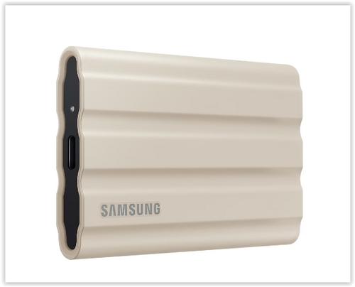 SAMSUNG T7 SHIELD externí ssd 2TB USB3.2 Gen2 (světlý béžový) - AGEMcz