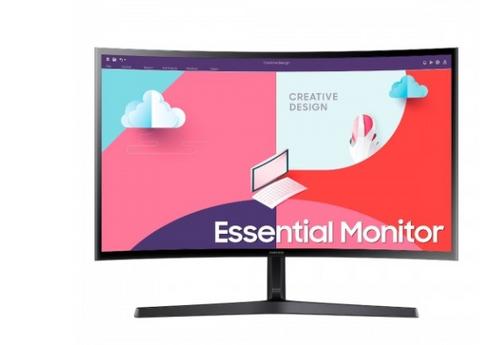 SAMSUNG LCD 24" monitor S366C model LS24C366EAUXEN prohnutý FHD 1920x1080 VA 75Hz (4ms, 250cd, VGA+HDMI) - AGEMcz