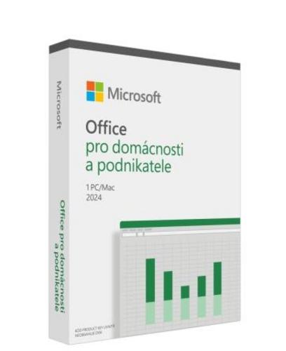 Microsoft OFFICE 2024 pro domácnosti a podnikatele CZ (česká krabicová verze, pro WINdows, Home and Business 2024 CZ Czech EuroZone Medialess) - Novinky AGEMcz