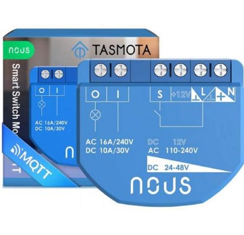 NOUS B1T Inteligentní spínací modul WiFi switch (bez měření), kompatibilní s Tasmota - AGEMcz