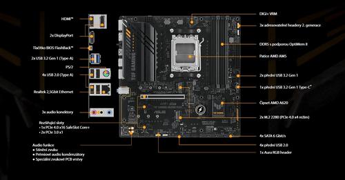 ASUS mb TUF GAMING A620M-PLUS