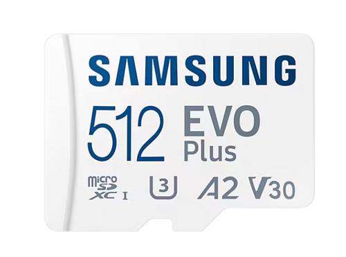 SAMSUNG micro SD card SDXC 512GB EVO PLUS class10 UHS-I U3 V30 - AGEMcz