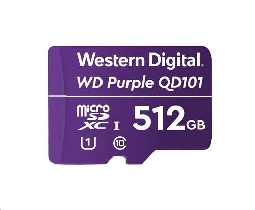 WD Ultra Micro SD card SDXC 512GB Purple WDD512G1P0C Class 10 (R:100/W:60 MB/s) - AGEMcz