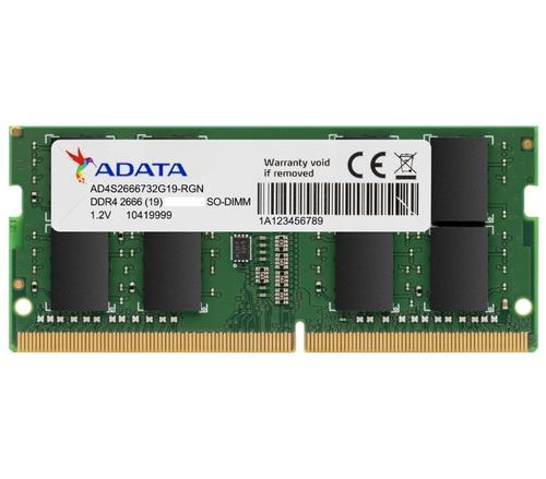 ADATA 4GB SO-DIMM DDR4 2666MHz 1.2V CL19 - AGEMcz