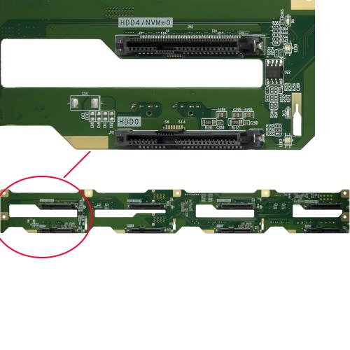 INTER-TECH backplane BP-4708-NVMe, 8 portů, bootovatelná - AGEMcz