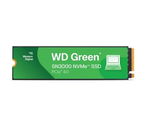 WDC GREEN SN3000 NVMe SSD WDS500G4G0E 500GB M.2 2280 PCIe Gen4x4 - Novinky AGEMcz