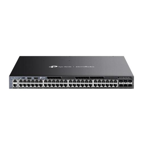 TP-LINK SG6654XHP Omada 48portový gigabitový stohovatelný L3 řízený PoE+ switch se 6 sloty 10G - Novinky AGEMcz