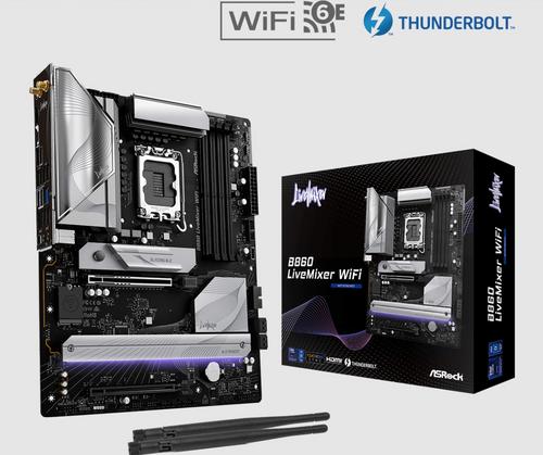 ASROCK B860 LIVEMIXER WIFI (intel 1851, 4xDDR5, WIFI, ATX) - Novinky AGEMcz