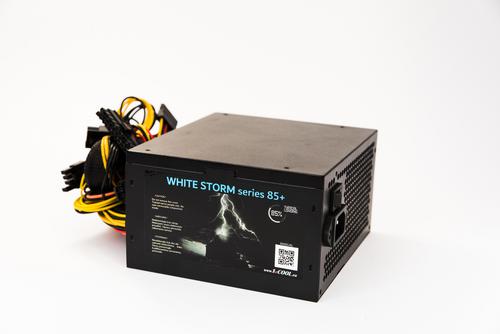 1stCOOL zdroj 450W WHITE STORM (použitý) 450 85+ s aktivnim PFC, ventilátor 120mm (zdroj do PC case) - AGEMcz