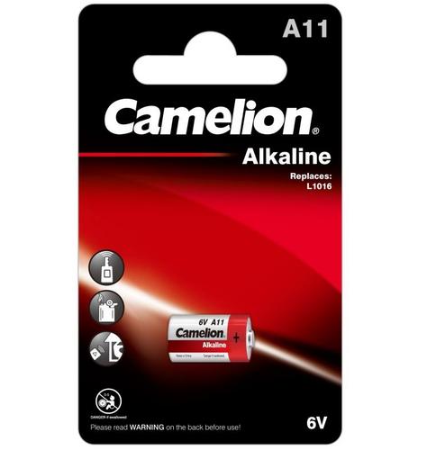 CAMELION 1ks baterie 11A = LR11A = L1016 = 11GA, tvar váleček 6V (Alkaline 1ks) - AGEMcz