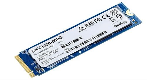 SYNOLOGY SNV3410 NVMe SSD 800GB M.2 2280 NVMe PCIe 3.0 x4 (3100/1000MB/s, 400K/70K IOPs, SSD) - AGEMcz